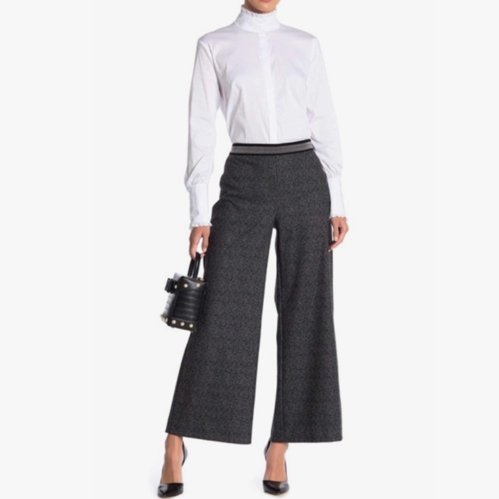 Bailey 44 Black and Gray Herringbone stretch Pants